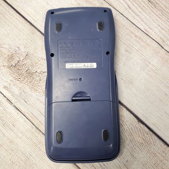 Casio FX-9750GII White Blue Graphing Calculator With Cover Tested Works - Picture 4 of 5